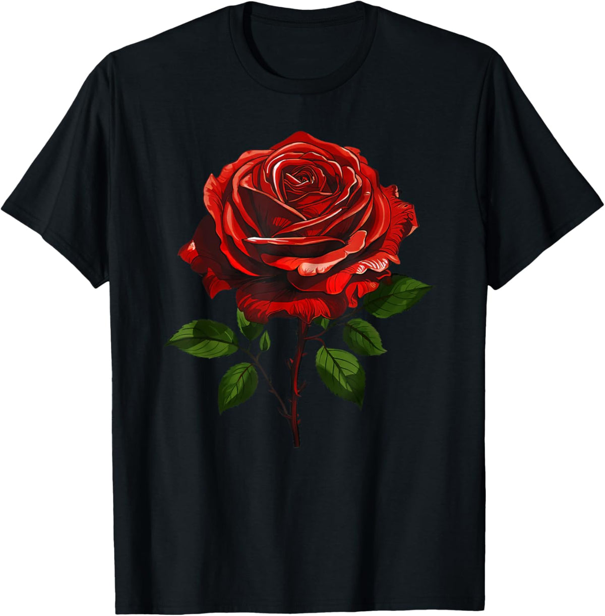 Single Red Rose Flower