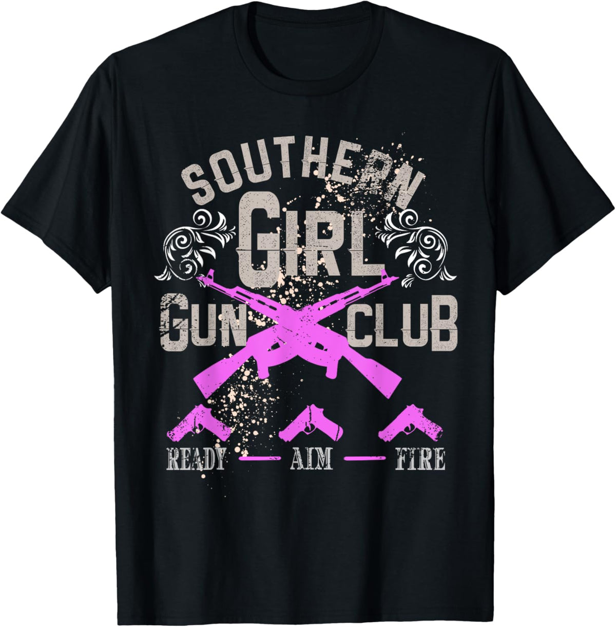 Self Defense Gun Shirt Women Southern Girl Gun Club T Shirt