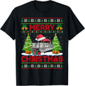 Xmas Tree Lights Ugly Style Santa Hat Pontoon