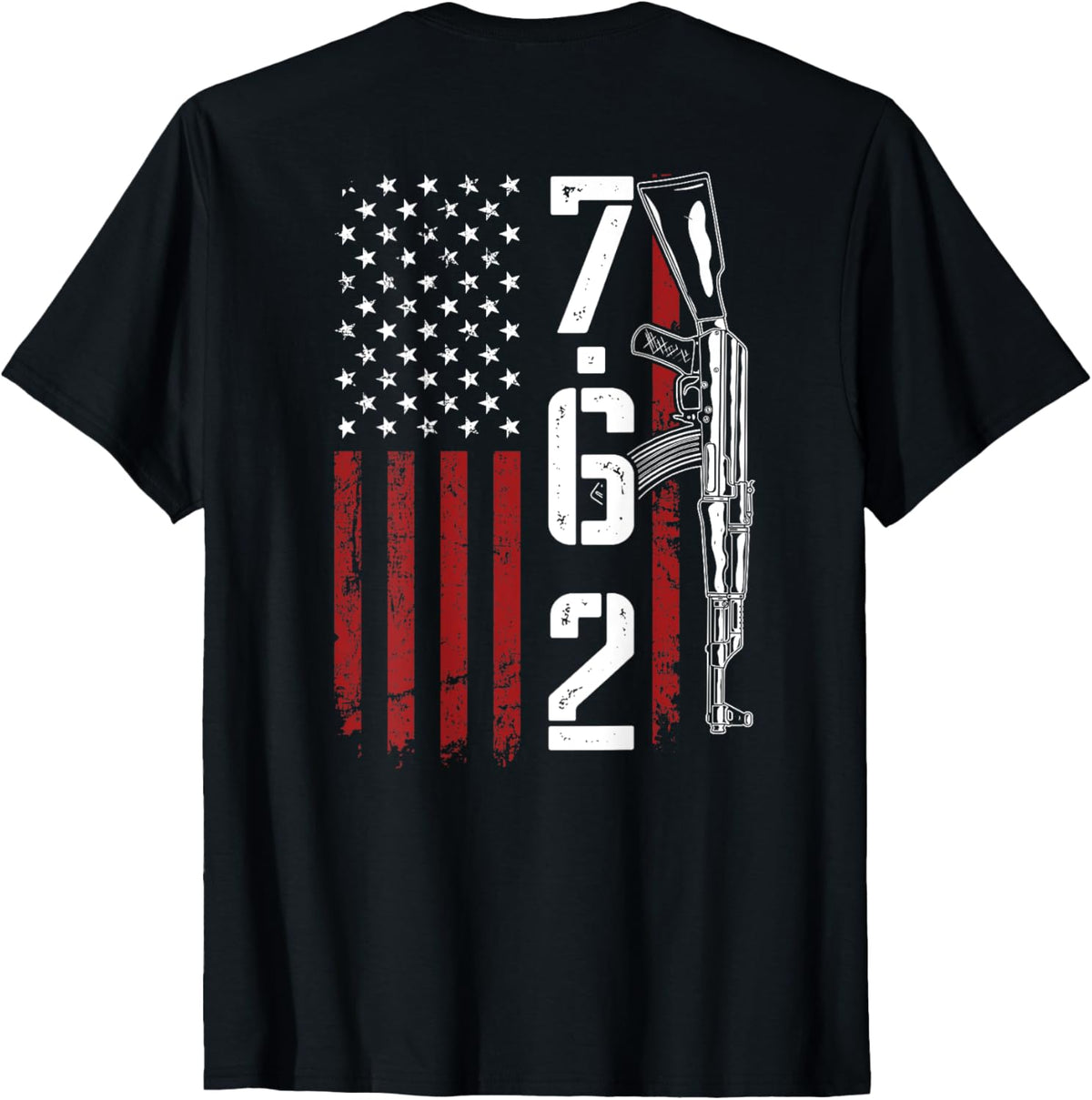 7 62 Ammo Ak47 Rifle Owner 762 Funny Pro Gun On Back