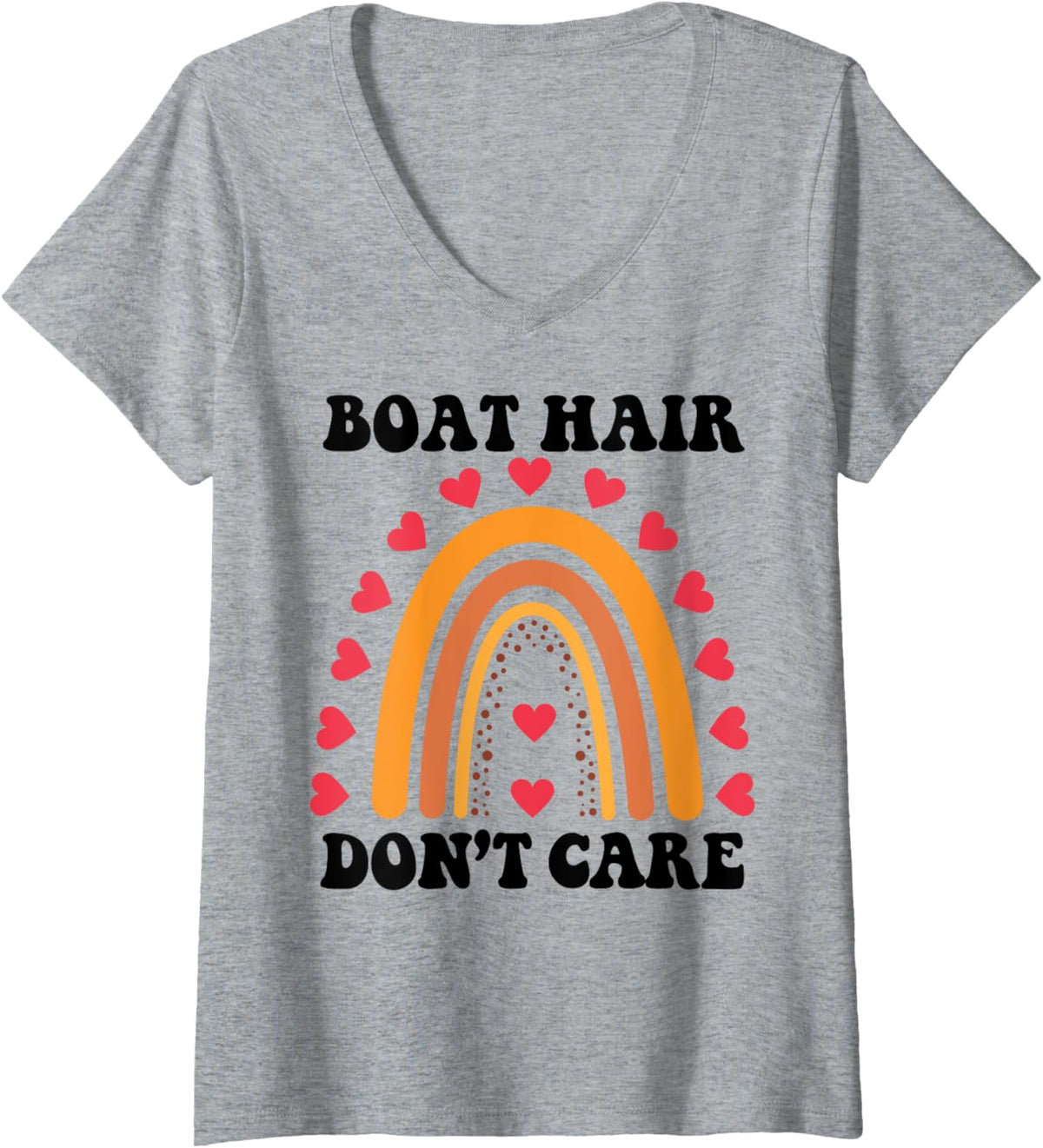 Womens Boat Hair Don Care Ship Boat Ocean