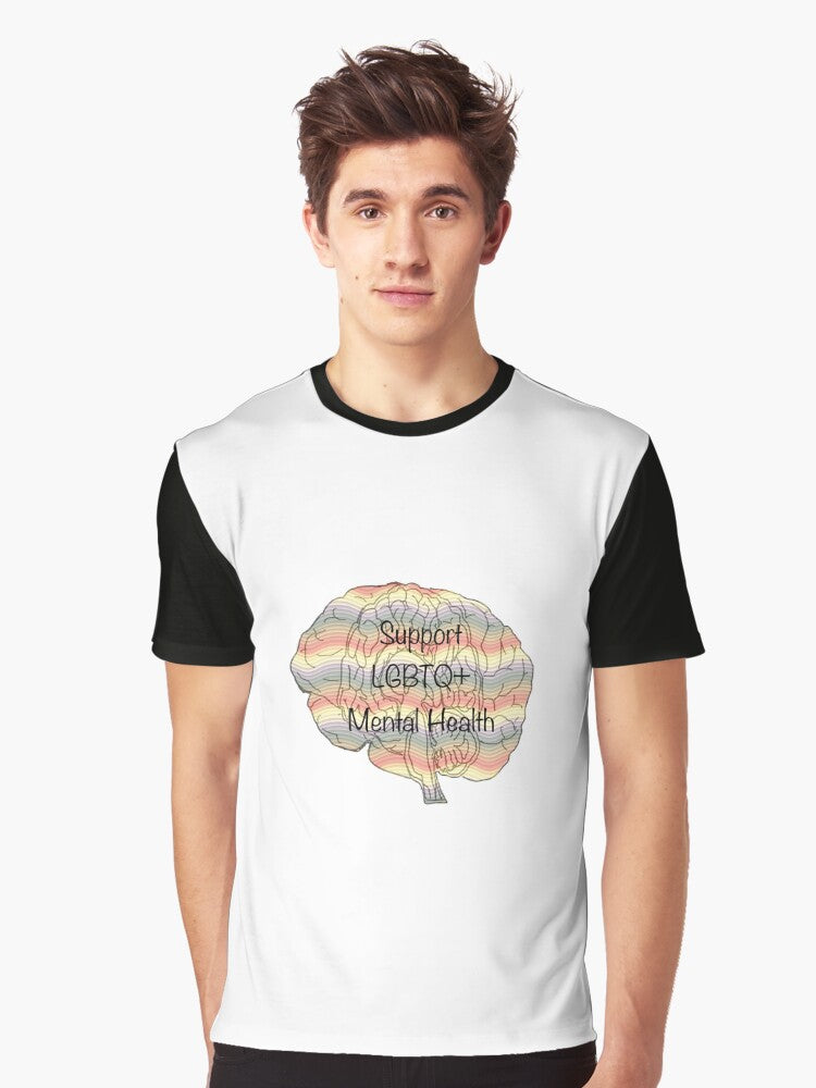 LGBTQ+ Mental Health Graphic T-Shirt