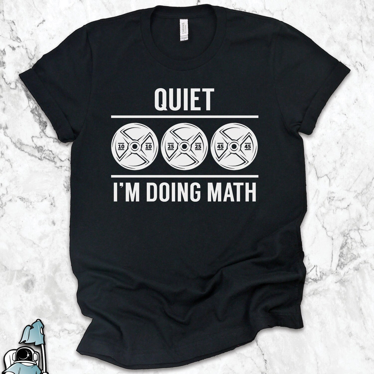 Weightlifting Doing Math Shirt - Funny Powerlifter Trainer Lifting Gift TShirt Apparel