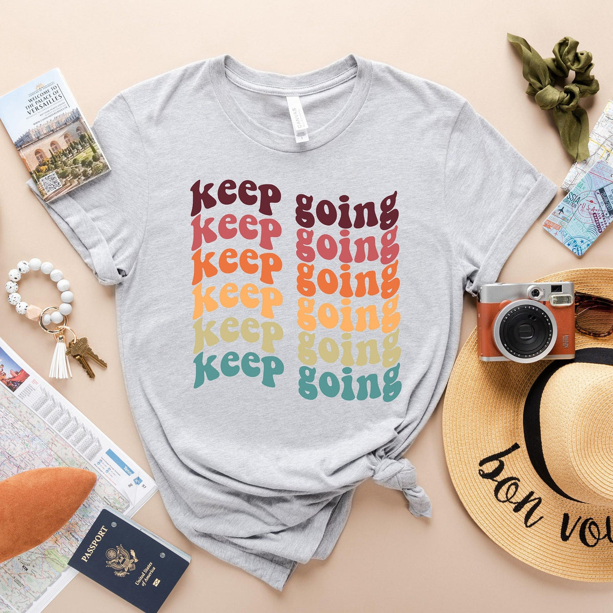 Keep Going Shirt, Mental Health, Counseling, Awareness Shirt, Girl Power Shirt, Empowered Women, Workout Shirts, Gym Shirts, Crossfit, Gift