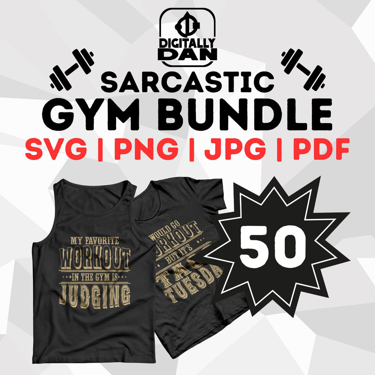 Sarcastic Gym Shirt Designs | Funny Workout Quotes | Witty Workout Sayings | Fitness Apparel | SVG File For Cricut | Clipart Silhouttes
