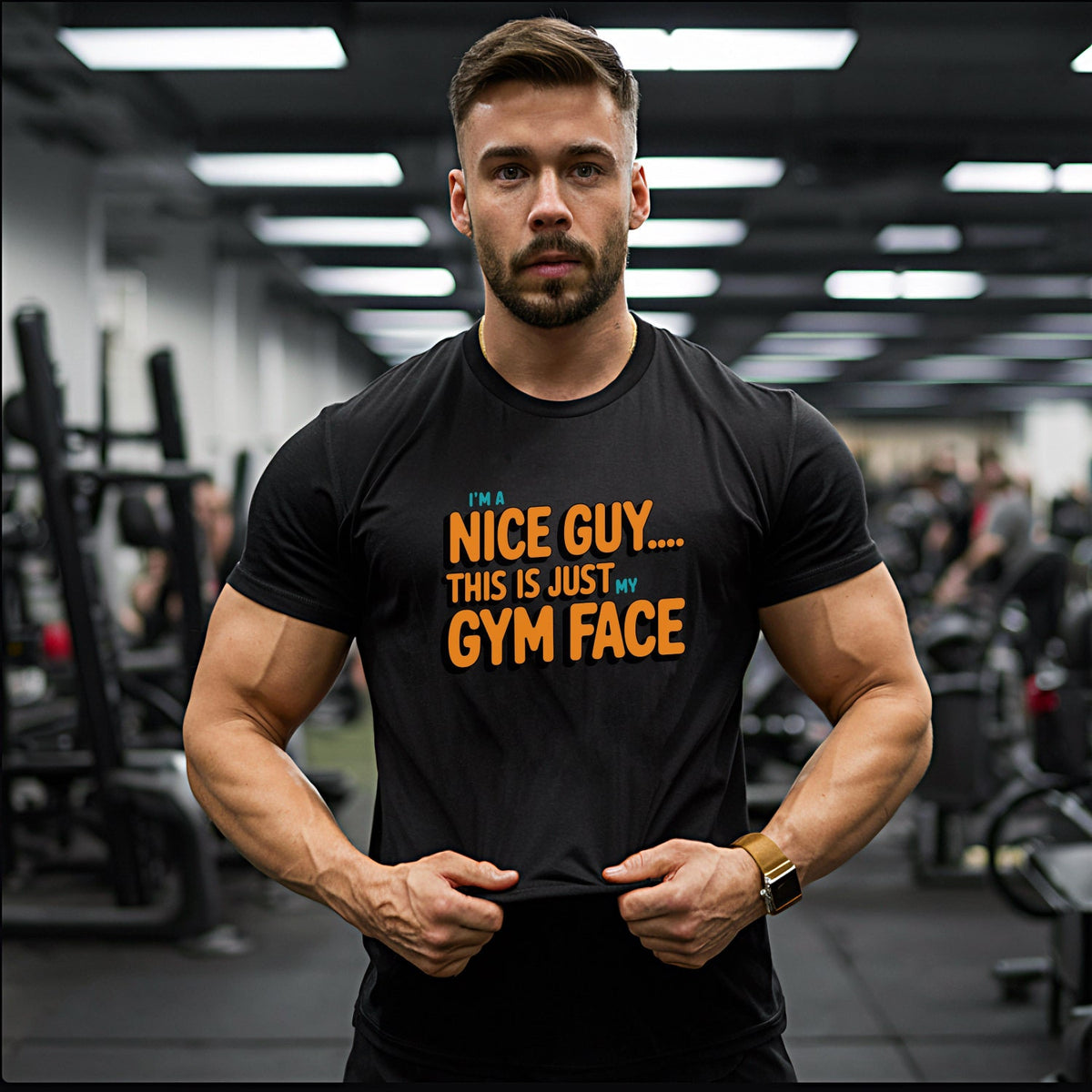 Funny Gym Quote Unisex Tee Shirt | Workout Motivation T-Shirt, Fitness Apparel & Sarcasm Gift for Gym Lovers