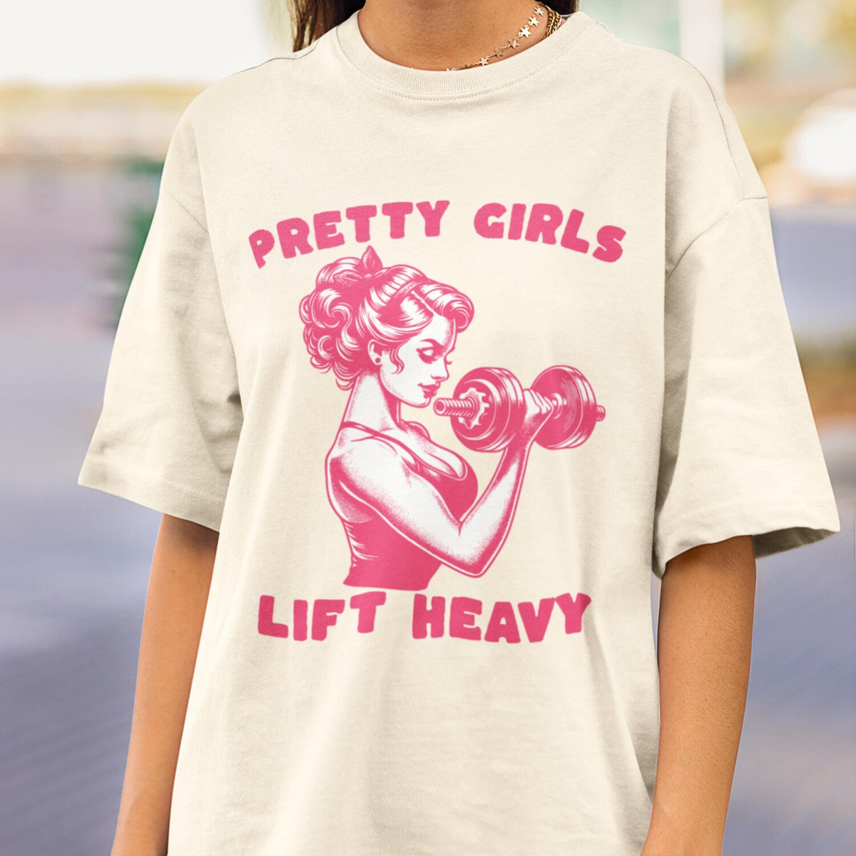 Pretty Girls Lift Heavy Shirt, Gym Pump Covers, Girls Lifting Shirt, Gym Shirt, Fitness apparel, Gift for Gym Lover, Cute Weightlifting Tee