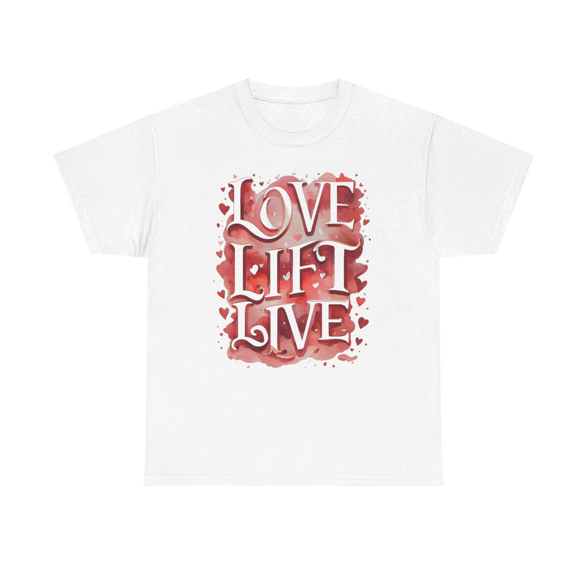 Gym Shirt, Love Life at the Gym, Workout Tee, Fitness Apparel, Exercise Top, Unisex Cotton T-Shirt