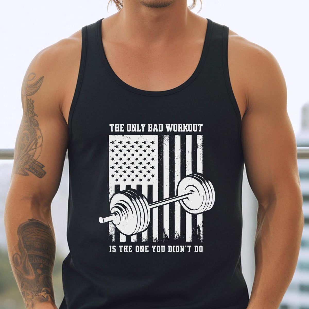 Motivational Workout Tank Top: Gym Muscle Tee, Fitness Inspiration