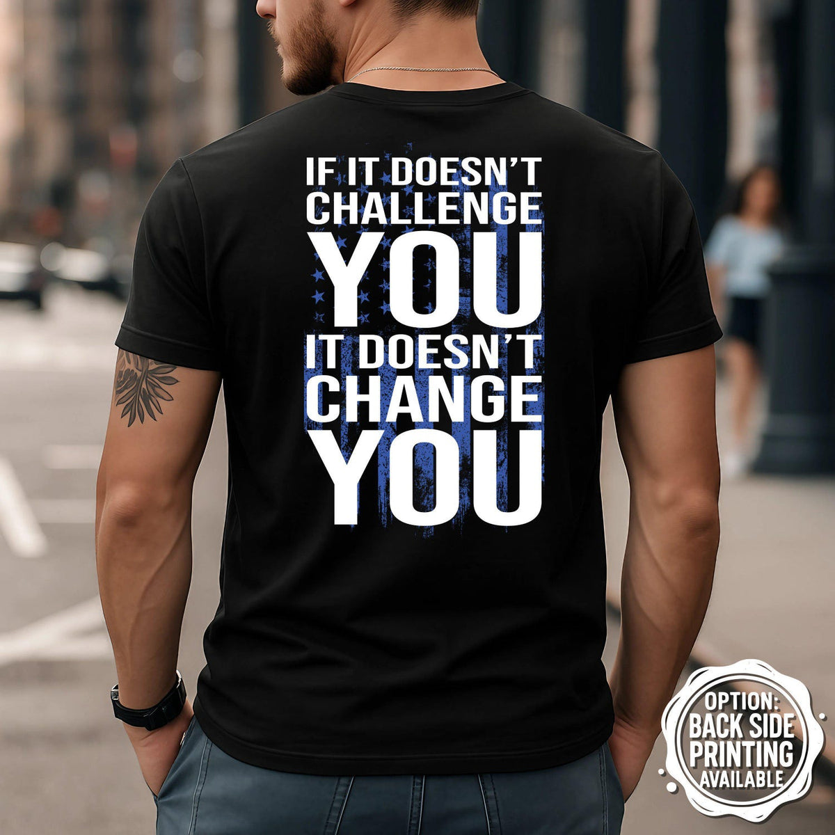Motivational Gym T-Shirt, Challenge You Change You Tee, Fitness TShirt, Gym Apparel, Workout Motivation Tee, Gym Quote TShirt, Bodybuilding
