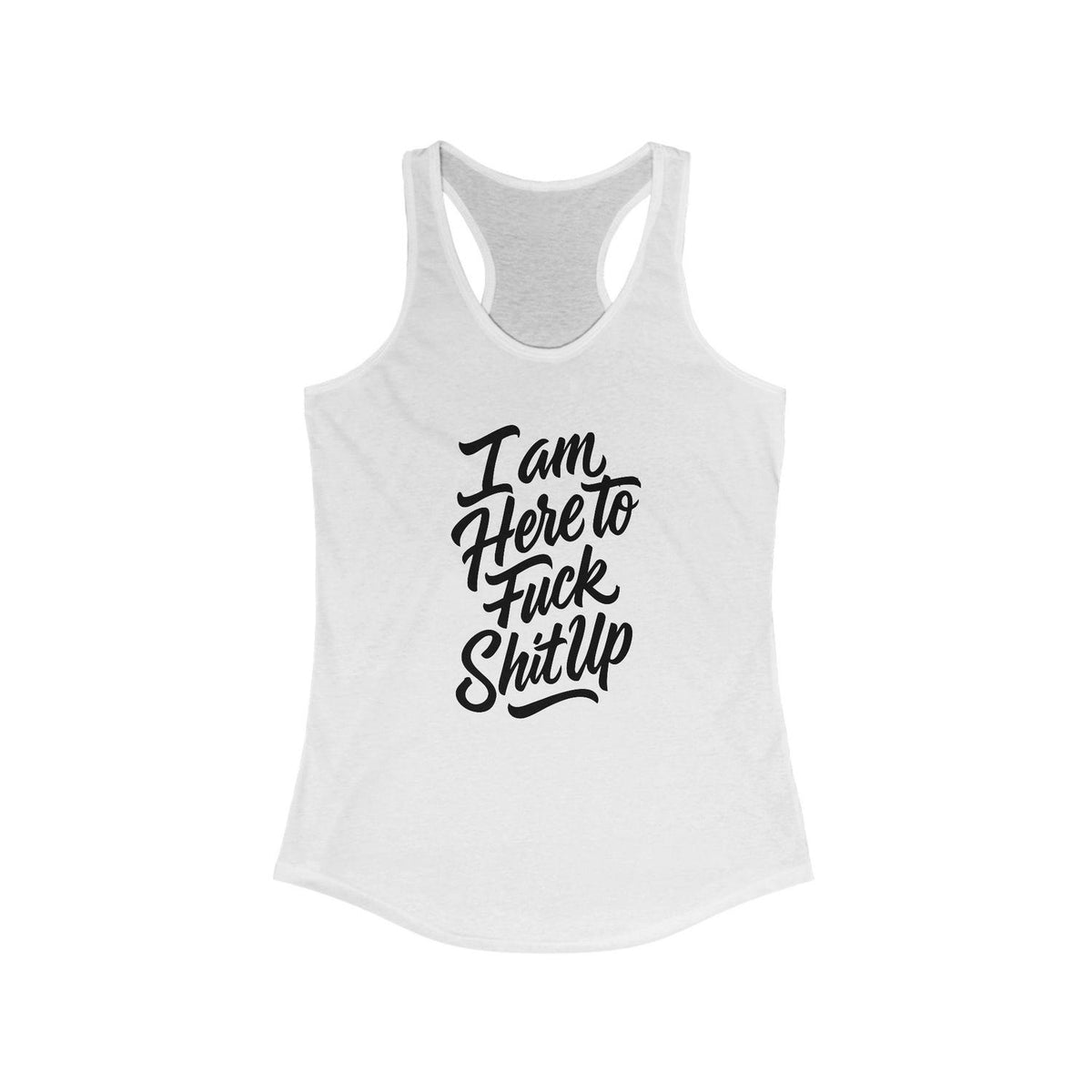 Empowered Racerback Tank Top: Women's Motivational Fitness Apparel
