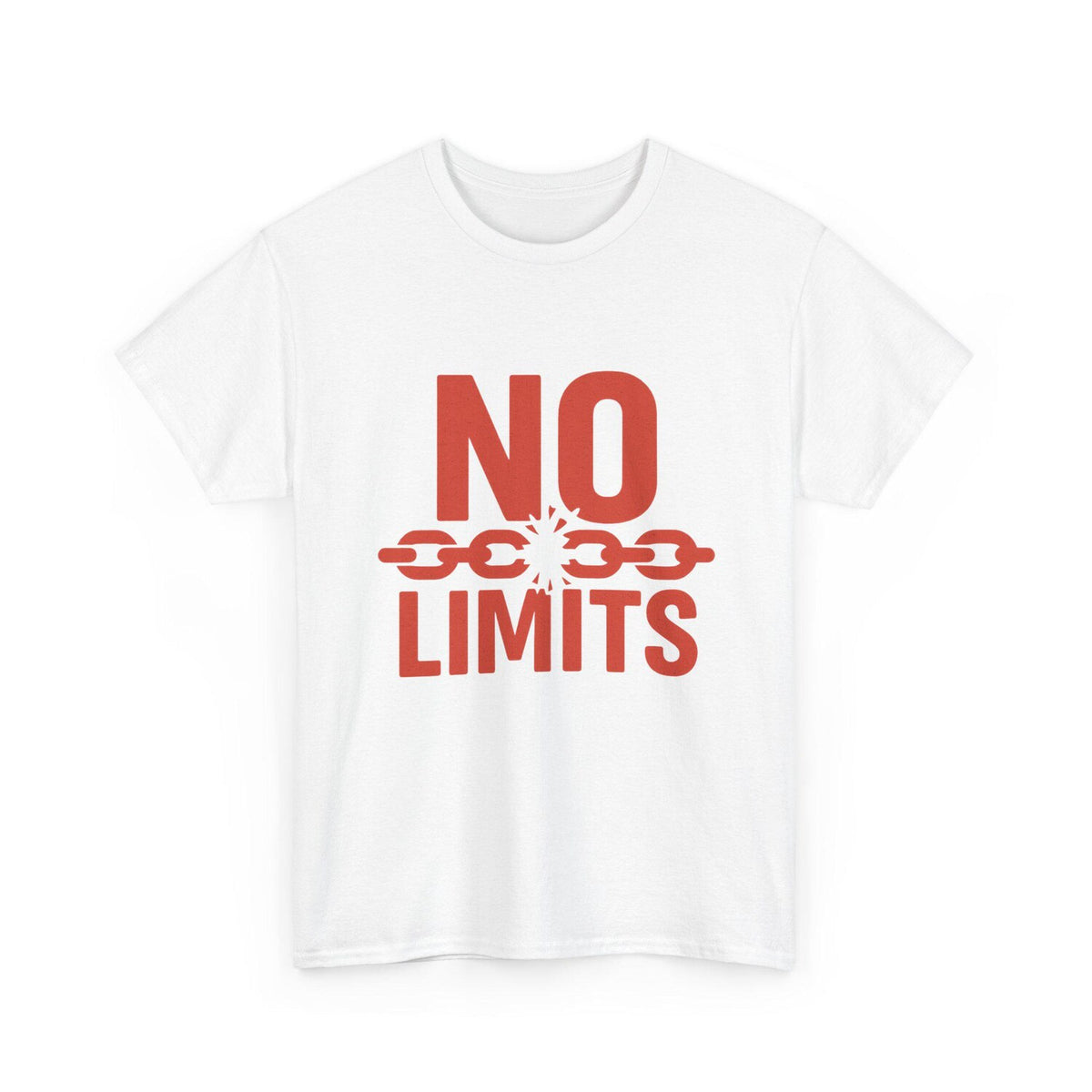 No Limits T-shirt | Motivational Gym Shirt | Fitness & Streetwear Unisex Tee