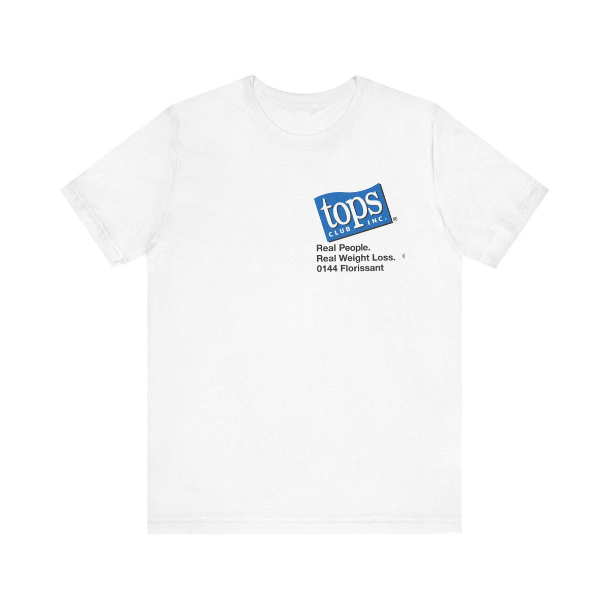 TOPS Club Inc. Unisex Cotton Tee - Weight Loss Support