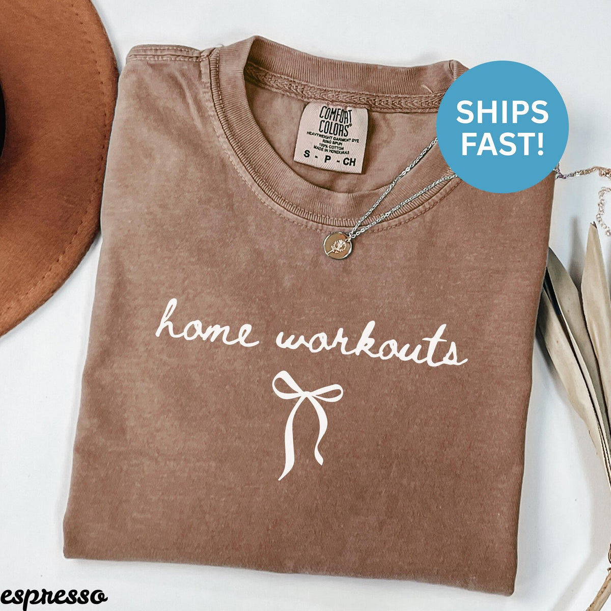 Home Workouts Comfort ColorsÂ® Shirt - Fitness Gym Workout Motivation Exercise Apparel Gift Lover