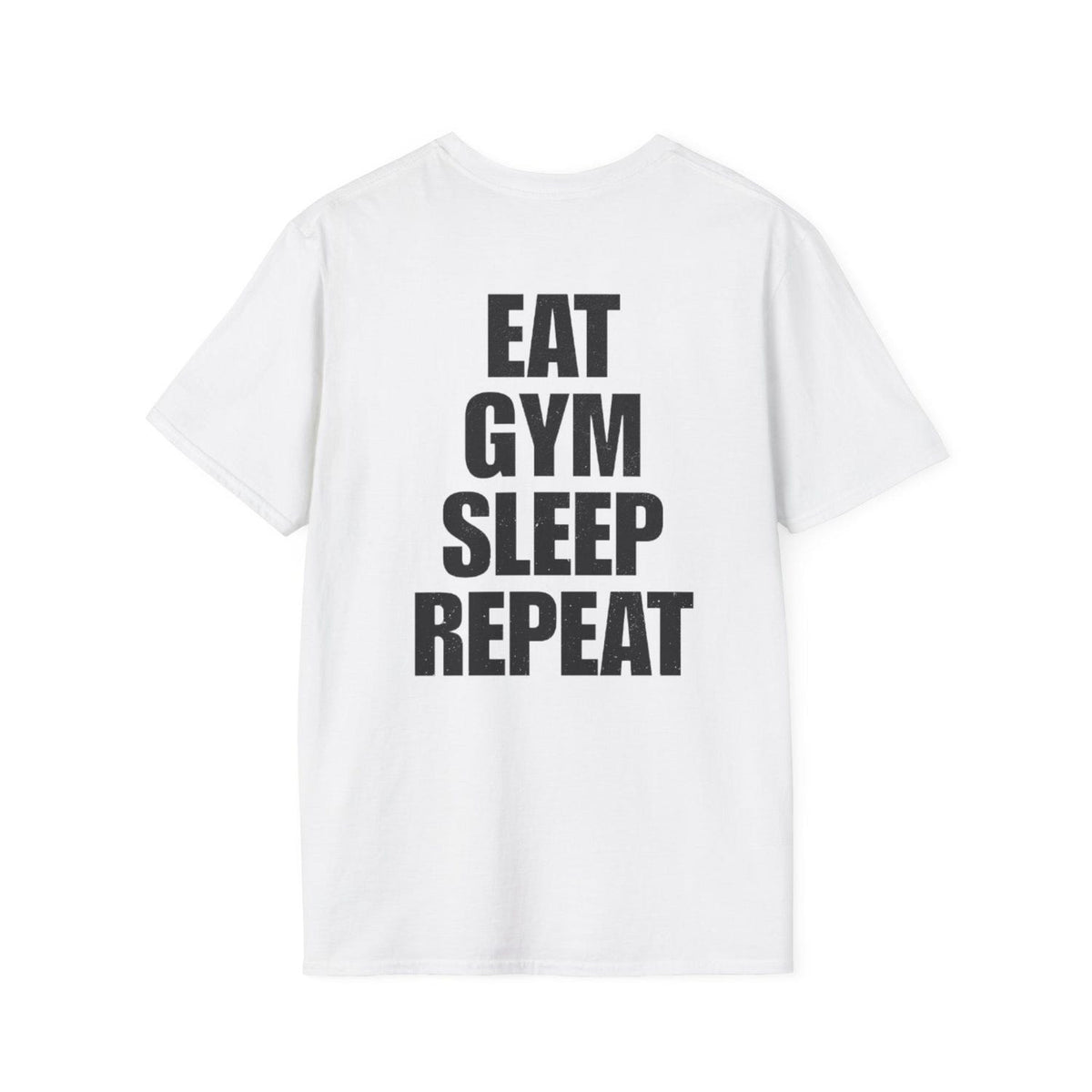 Eat Gym Sleep Repeat Motivational Gym T-Shirt - Fitness Apparel Unisex Graphic Workout Gift Casual Wear Apparel Tee
