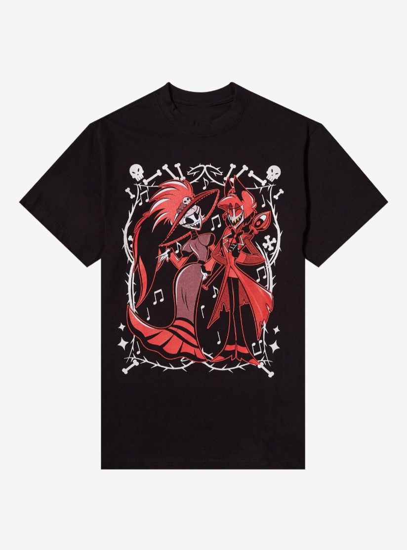 Hazbin Hotel Rosie & Alastor Ace Double-Sided T-Shirt