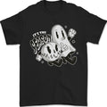 It's The Season Halloween Ghost &amp; Pumpkin Mens T-shirt 100% Cotton