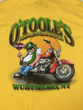 Vintage Harley Davidson O'Toole's Wurtsboro NY 2003 Yellow T-Shirt