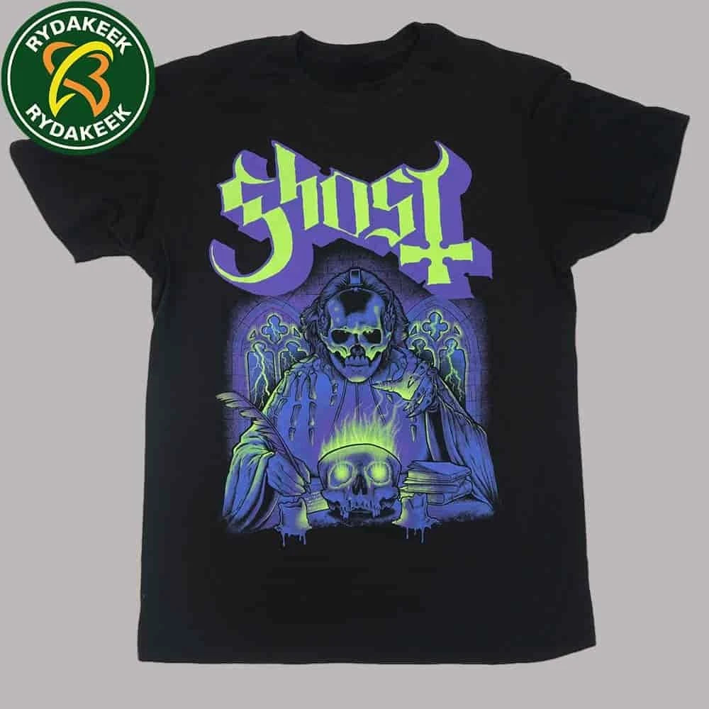New!! Ghost Band Merch Halloween 2025 Glow In The Dartk Unisex T-shirt