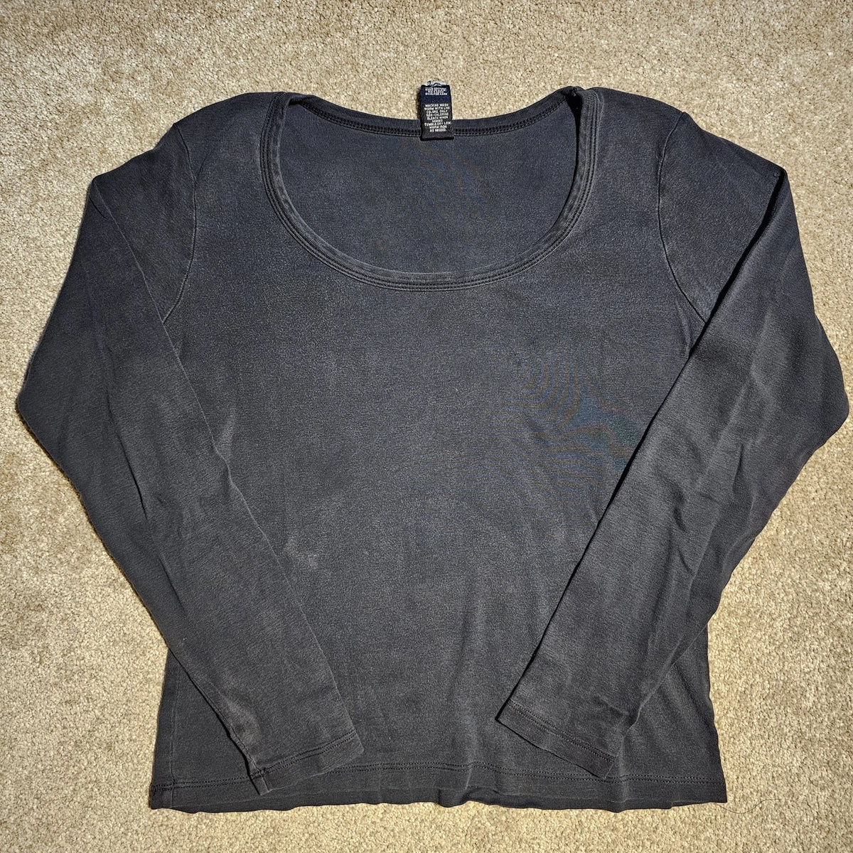 Vintage 90s Y2K Faded Long Sleeve Grunge Punk Skate T-Shirt