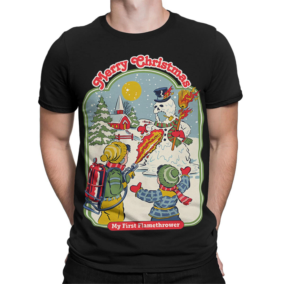 My First Flamethrower 90s Bold Statement T Shirt #sr#t433