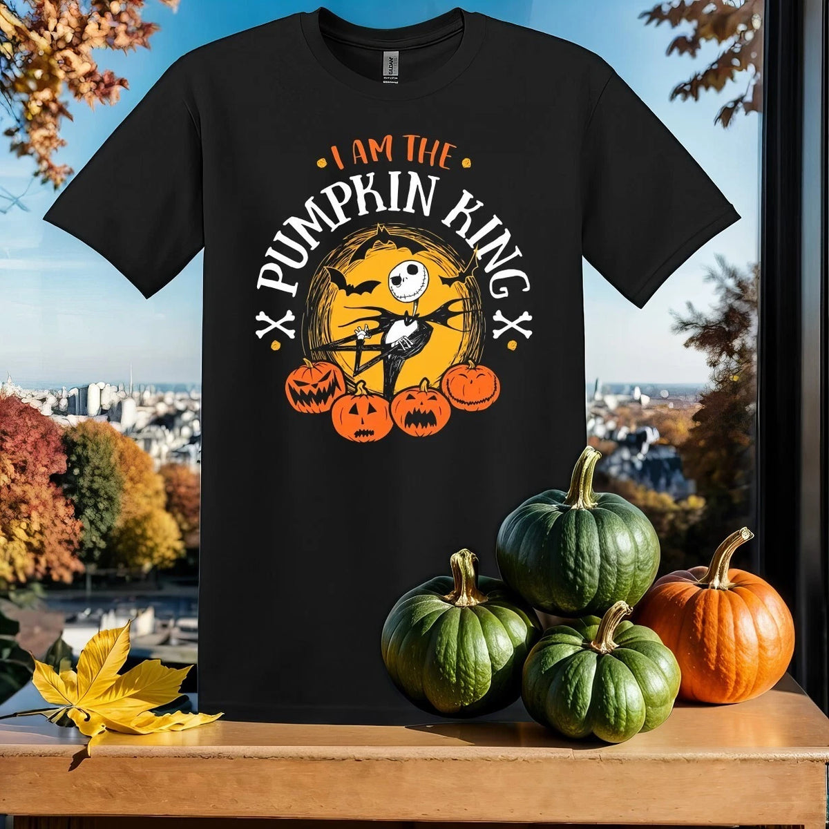 I Am The Pumpkin King Jack T-shirt T Shirt Men Women Unisex Tshirt Sy471