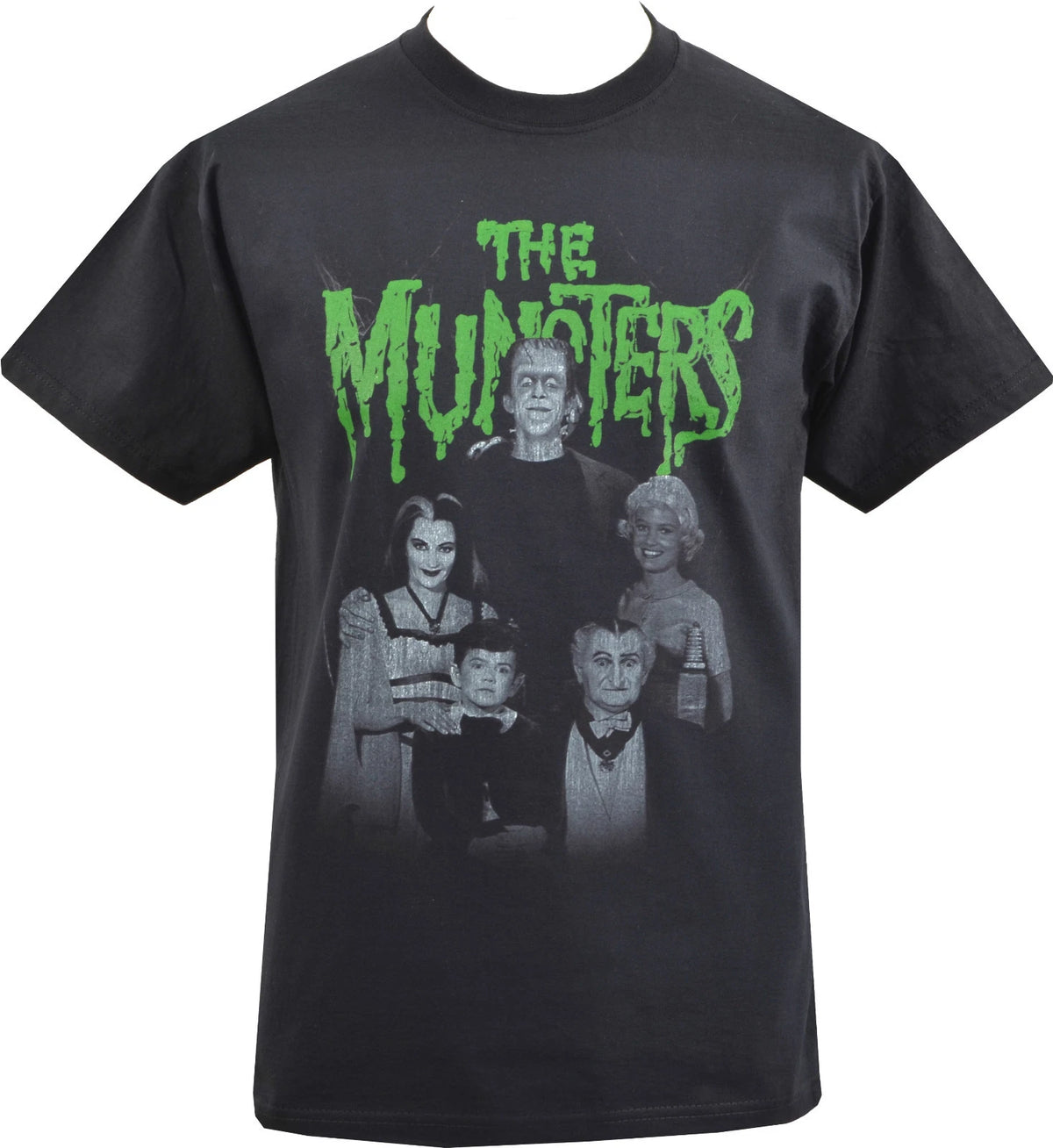 Meet The Munsters Mens T-shirt Vintage B-movie Horror Wolf Vampire Goth S-5xl
