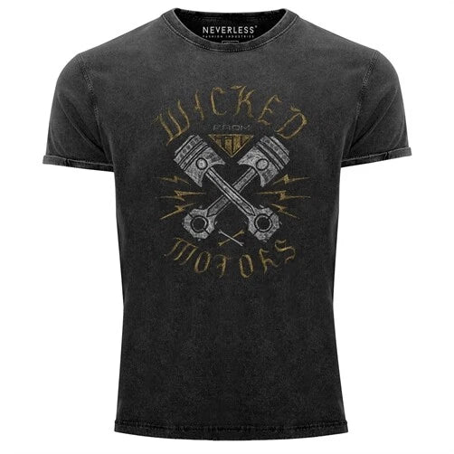 Vintage Motorrad Biker Racing Wicked T-Shirt