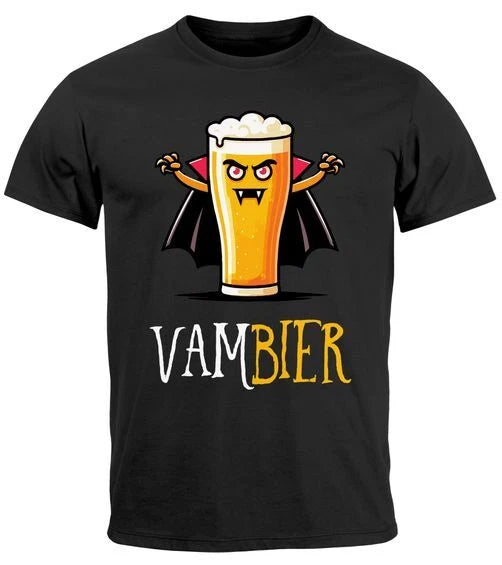 Herren T-shirt Fasching Karneval Halloween Bier-motiv Kost√ºm-ersatz Last Minute