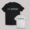 I'm Batman T Shirt Funny Comedy Marvel Halloween Costume Superman Joker Two Face