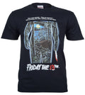 Official Friday The 13th T Shirt Poster Classic Horror Movie New Black M / L