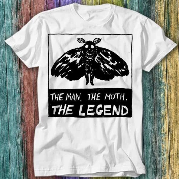 Mothman The Man The Moth The Legend T Shirt Top Tee 475