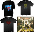 Light Up Sound Activated Flashing Led Panel T Shirt Halloween Dress Disco Party