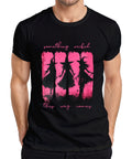 Something Wicked This Way Halloween Witch Pink Grunge Gothic T-Shirt