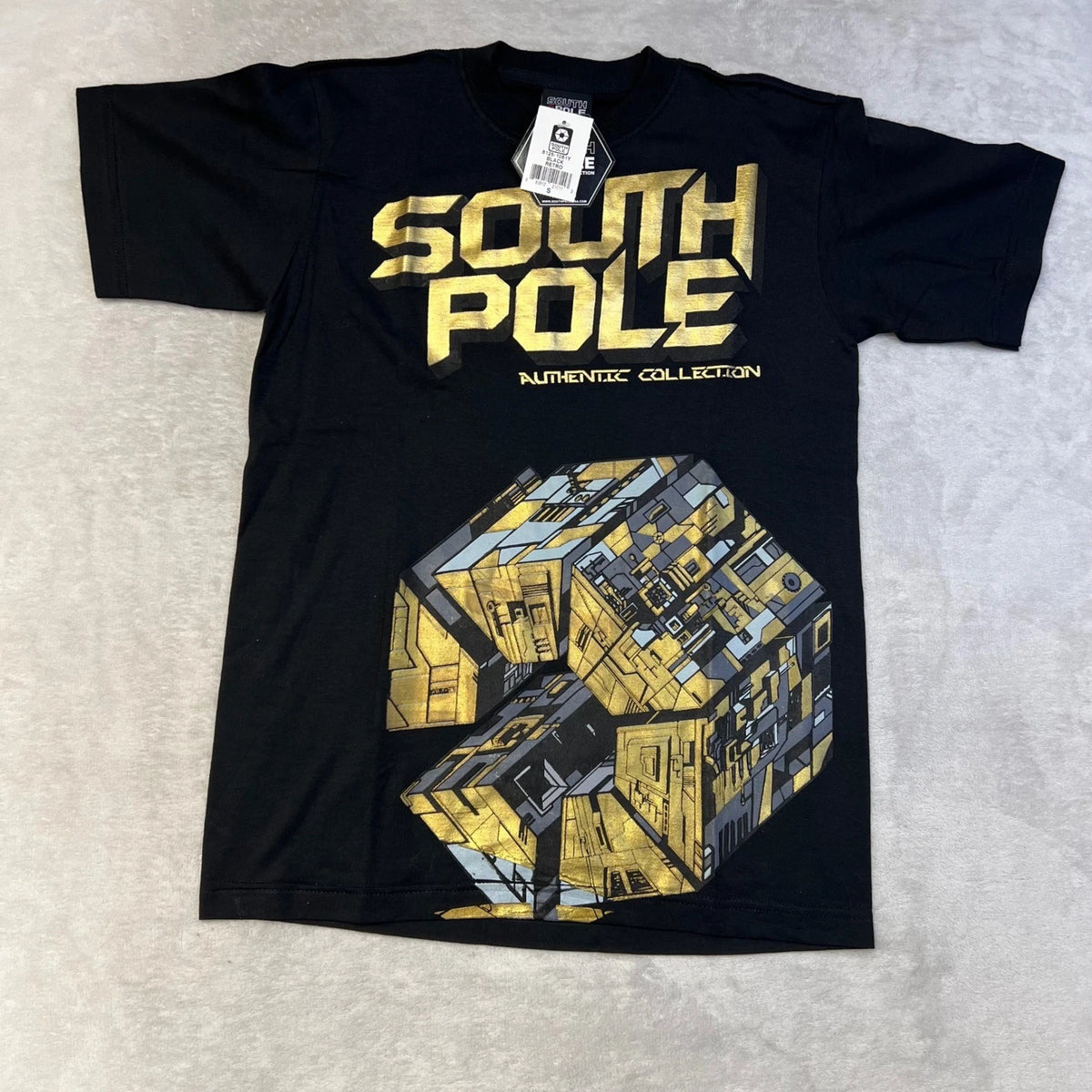 South Pole Authentic Collection Black Retro Graphic T-Shirt
