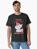 This Is My Christmas Pajama Shirt Baby Elephant Hat Xmas Classic T-Shirt | Premium Unisex T-Shirt, Trending Graphic Tee
