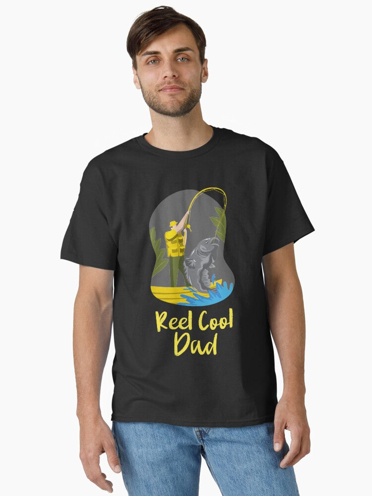 Reel Cool Dad 1 Design Classic T-Shirt