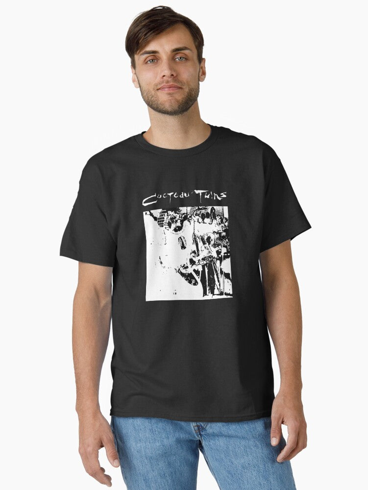 Cocteau Twins - Black and White Classic T-Shirt | Premium Unisex T-Shirt, Trending Graphic Tee
