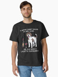 Lagotto Romagnolo and Wine Funny Dog T-Shirt