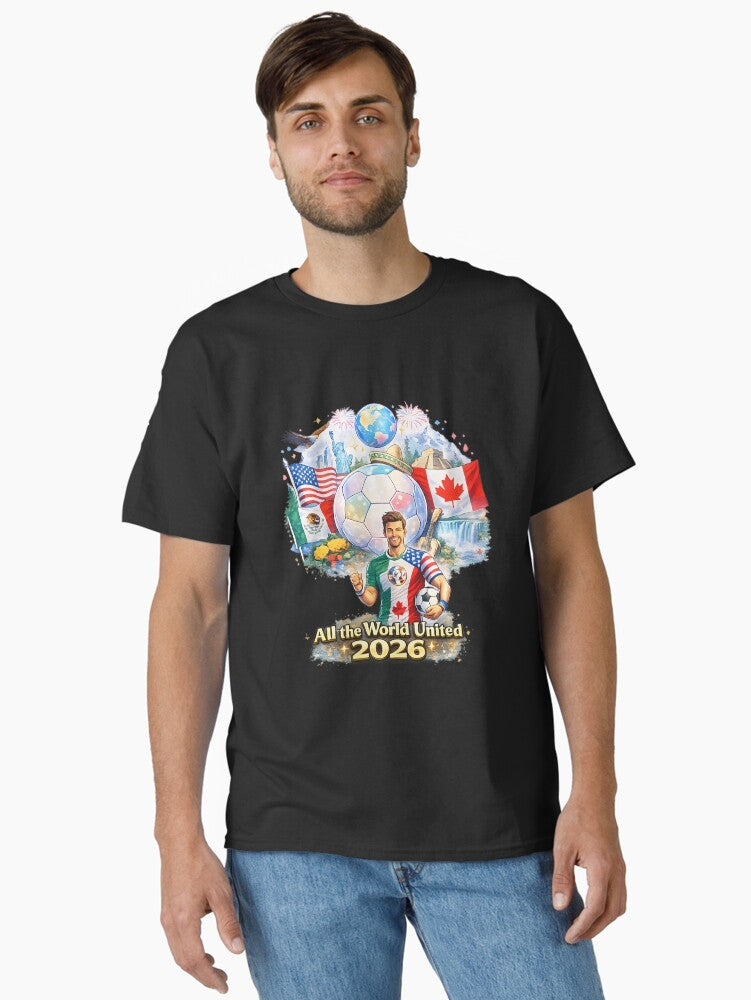 All The World United 2026 Football Classic T-Shirt