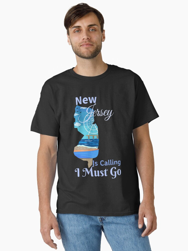 New Jersey is Calling I Must Go Design Classic T-Shirt