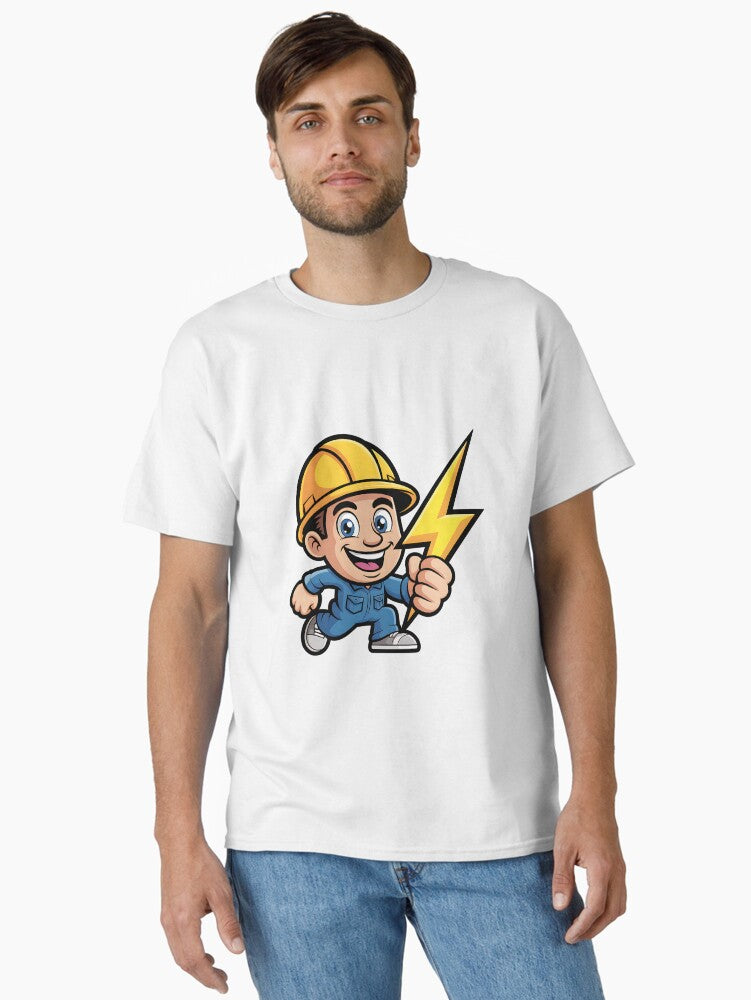 Labor Day Electrician Cartoon Lightning Art