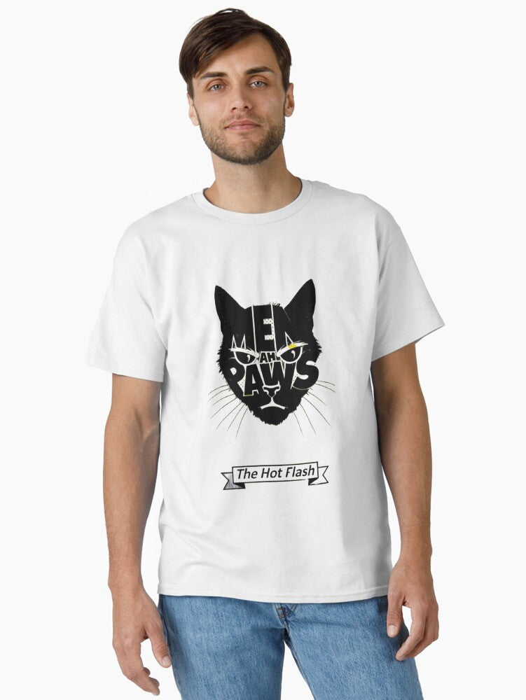 Men Ah Paws Cat Pop Art T Shirt