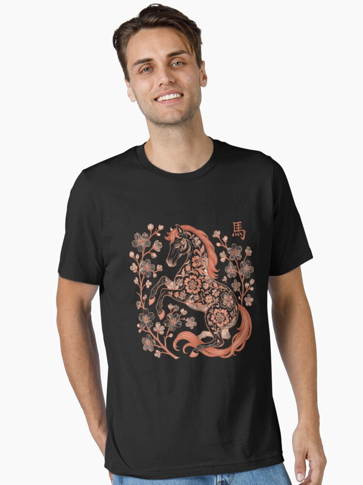 Year Of The Horse 2026 Zodiac Women's Chinese New Year Gear Essential T-Shirt | Premium Unisex T-Shirt, Trending Graphic Tee