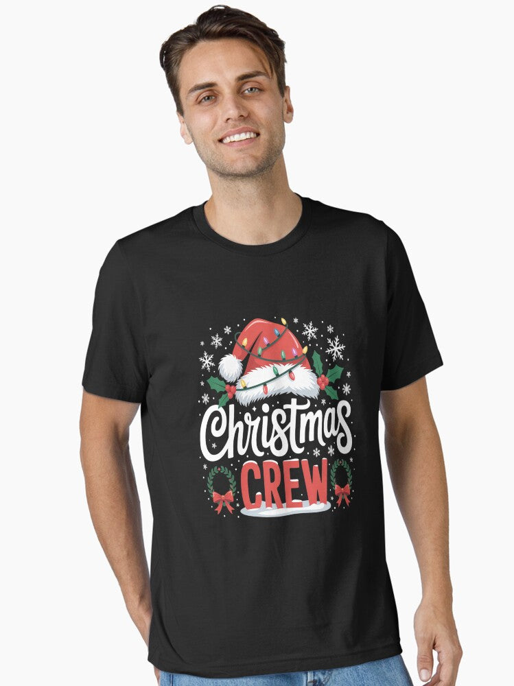 Christmas Crew Christmas Lights Family Matching Pajamas Essential T-Shirt | Premium Unisex T-Shirt, Trending Graphic Tee
