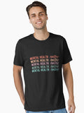 Mental Health Matters Awareness Anxiety Therapist Psychologist Human Brain T-Shirt