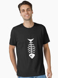 FISH BONE FOSSIL ILLUSTRATION Essential T-Shirt | Premium Unisex T-Shirt, Trending Graphic Tee