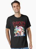 Cute Rudolph The Red Nosed Reindeer Christmas Special Xmas Essential T-Shirt | Premium Unisex T-Shirt, Trending Graphic Tee