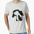 Cute Horse Dog Cat Lover Mother's Day Essential T-Shirt for Sale by devebian