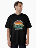 Archery Dad and Daughter Oversized T-Shirt
